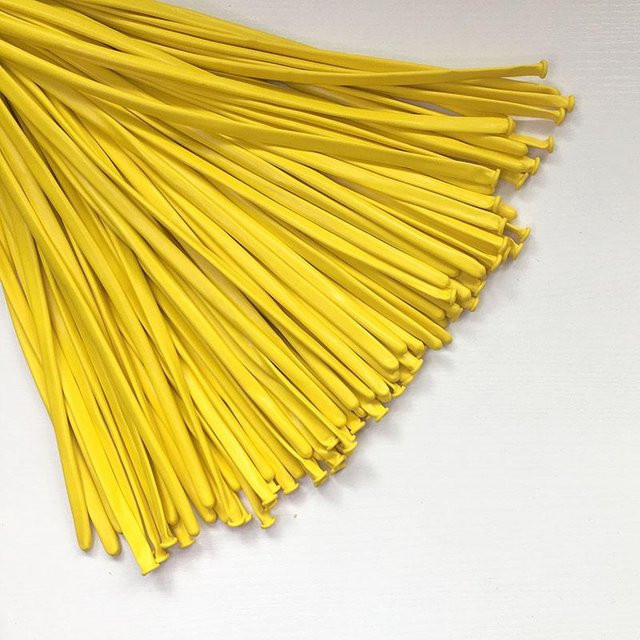 Binchi Verdickter Magischer Ballon, Modellier-Langballons, 30-teiliges Set, gelb - Bild 1