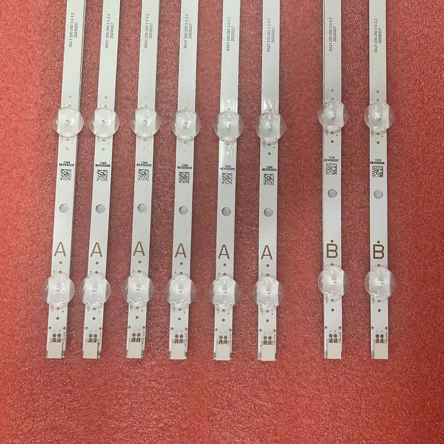 LED Streifen für Panasonic TX-49DX600B, TX-49FX555E, TX-49GX550B, Toshiba 49V5863DG und JVC LT-49C890, Farbe Weiß - Bild 1