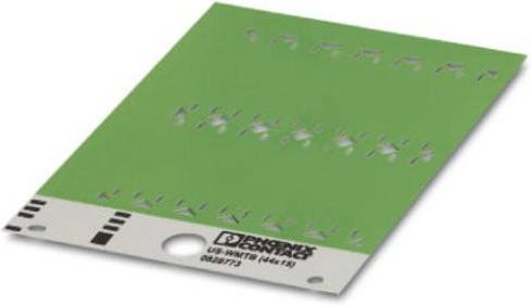 Phoenix Contact 0828960 US-WMTB Einzeladerkennzeichner Gelb, 120 Stück, Beschriftungsfläche: 44 x 15 mm - Bild 1