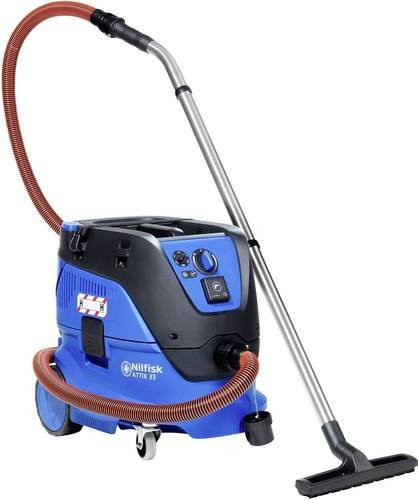 Nilfisk Attix 33-2H PC Nass-/Trockensauger in Blau mit 30l Behälter und halbautomatischem Filter - Bild 1