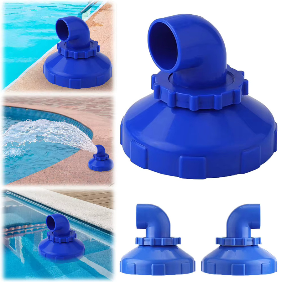 Intex Pool-Einlassdüse in Blau, 360 Grad drehbarer Schwimmbad-Rücklaufstrahl als Ersatz für Intex Outlet Pool-Düsen - Bild 4