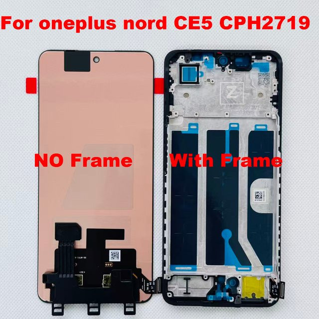 OnePlus Nord CE5 AMOLED Display mit Touchscreen Digitizer in Schwarz für CPH2709 und CPH2719 - Bild 1