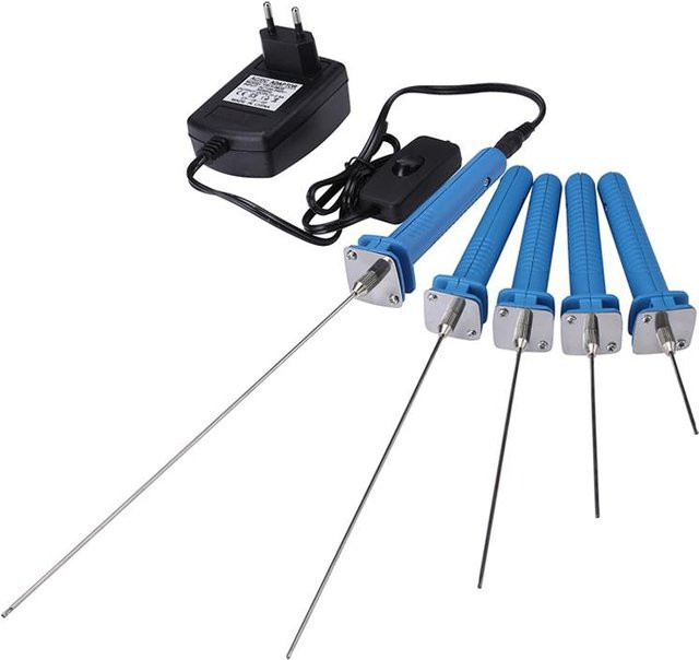 Duskca Elektroschaumschneider Polystyrol 15W 110V-240V in Blau mit Edelstahlspitze 10 cm - Bild 1