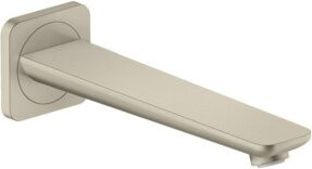Hansgrohe Axor Citterio Wanneneinlauf in Brushed Nickel mit einer Ausladung von 222 mm - Bild 1