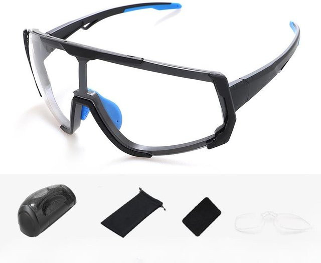 Binchi Outdoor Equipment Sonnenbrille, Unisex, Vollrand, TR90, black - Bild 1