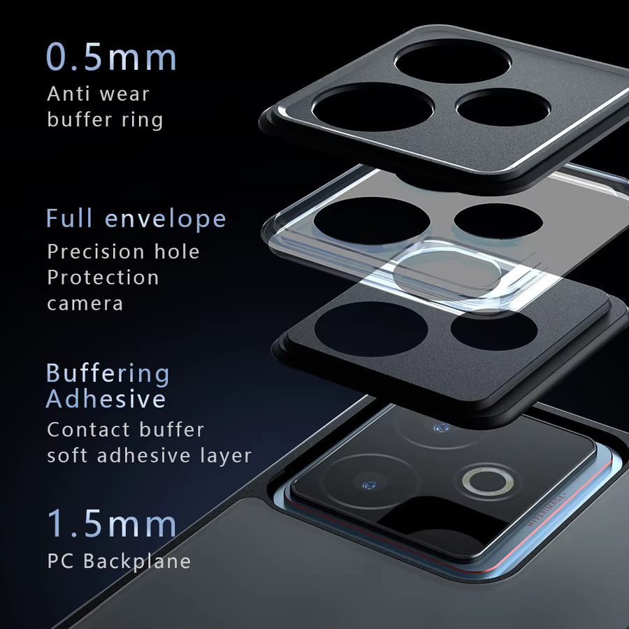 Transparente TPU-Handyhülle für Honor 600 Lite 500 400 mit mattem Stoßschutz und weicher Rückseite - Bild 3