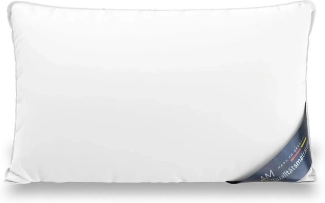AM Qualitätsmatratzen Premium Daunenkissen mit 3-Kammer-System in Weiß, B/H: 70 x 45 cm - Bild 1