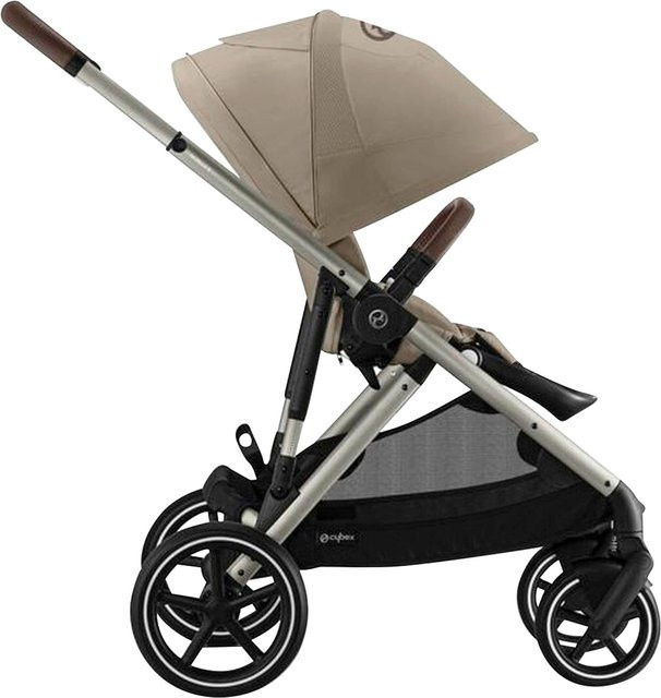 Cybex Gold Gazelle S Kombi-Kinderwagen in Beige mit Aluminium-Gestell und Federung - Bild 1
