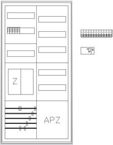 Schneider Electric ABN Zählerschrank eHZ 1Z 1R 1V1APZ S27EB111V1S Verteilerkasten - Bild 1