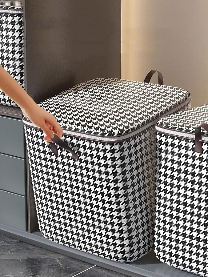 Yiran Aufbewahrungstasche aus Vlies für Kleidung und Quilts mit großem Fassungsvermögen - Bild 2