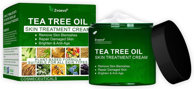 EELHOE Teebaumöl Reparaturcreme mit Aloe Vera, 50g, Trockene Haut - Bild 1