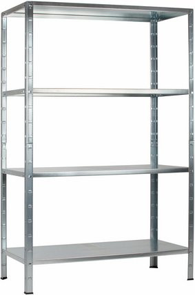 SCHULTE REGALWELT Grundregal in Grau mit verstellbaren Regalböden, B/T/H: 180 x 90 x 35 cm - Bild 1