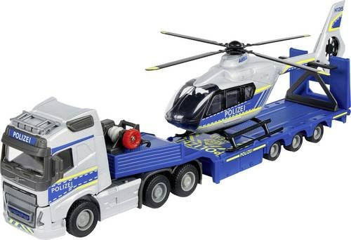 Majorette Volvo Truck + Airbus Police Helicopter, Einsatzfahrzeug, Set / Bundle, ab 3 Jahre - Bild 2