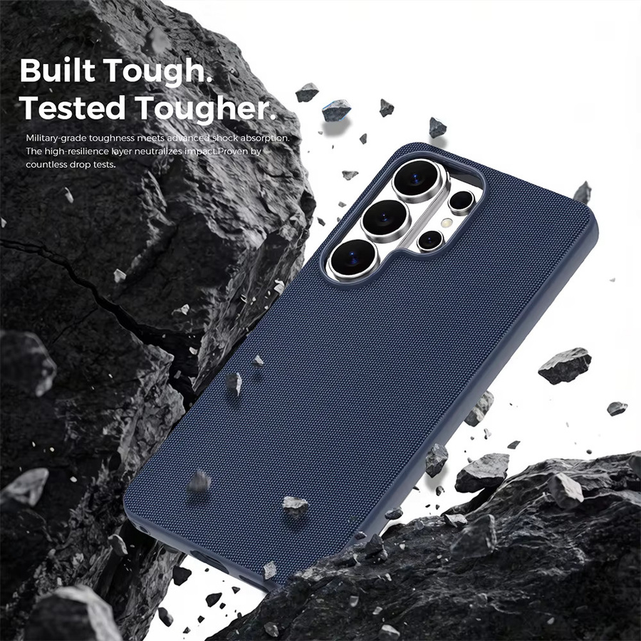 Magnetische Tech-Stoff-Handyhülle für Samsung Galaxy S24 S25 S26 Ultra mit MagSafe Unterstützung in Purple - Bild 3