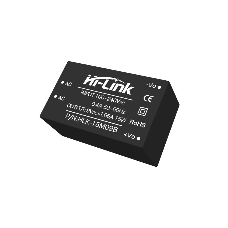 HLK-15MxxB AC-DC-Leistungsmodul von bibikoo, 15W Bare Board, Farbe: Schwarz, Eingang: 85–265 VAC, hoher Wirkungsgrad - Bild 3