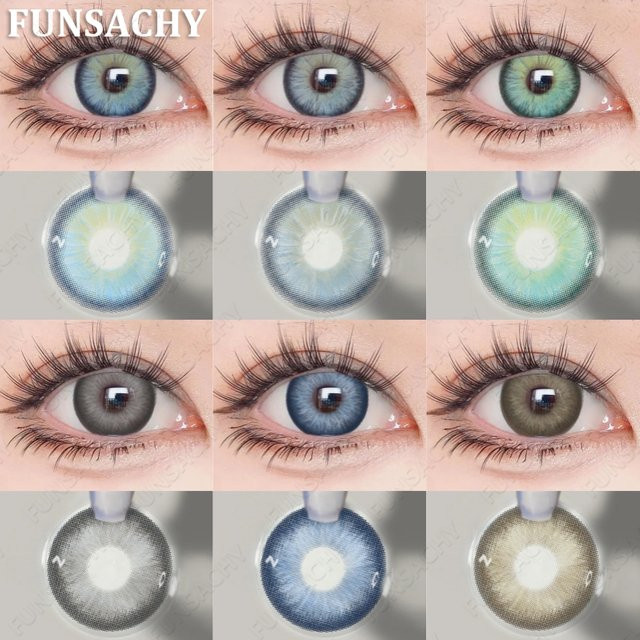 FUNSACHY Jahreslinsen farbig, blau-grau, 2 Linsen - Bild 1