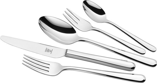 Besteckgarnitur JUSTINUS BAQUETTE von Zwilling aus Edelstahl in Silber, 12-teilig - Bild 1