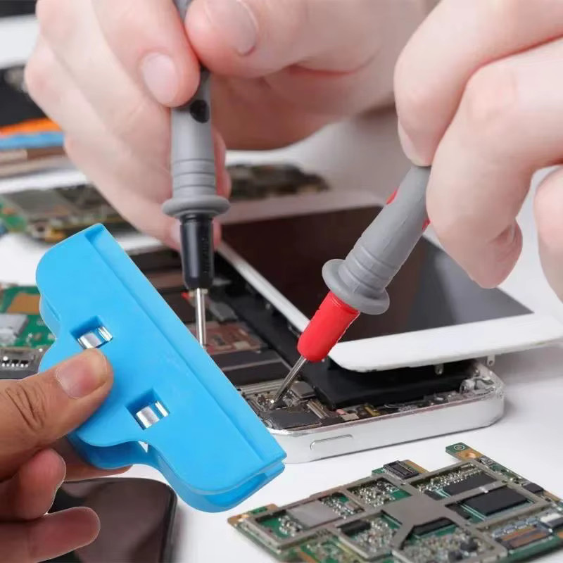Mobile Phone Repair Tools Kunststoff-Fixierklammern für iPhone Samsung iPad und Tablets in Gelb oder Blau - Bild 1