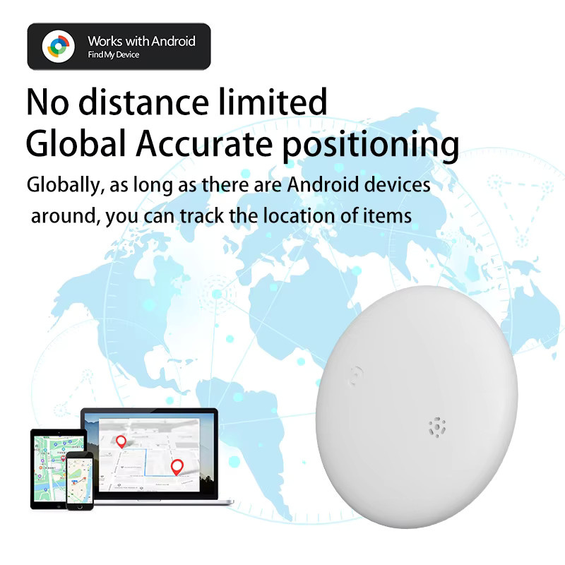 leapii Smarte Tags mit Schutzhülle in Schwarz, GPS-Tracker kompatibel mit Google Find My für Android, Samsung Galaxy und Xiaomi - Bild 3