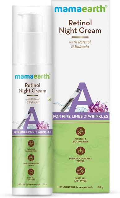 Mamaearth Retinol Nachtcreme, 50 g, Damen - Bild 1