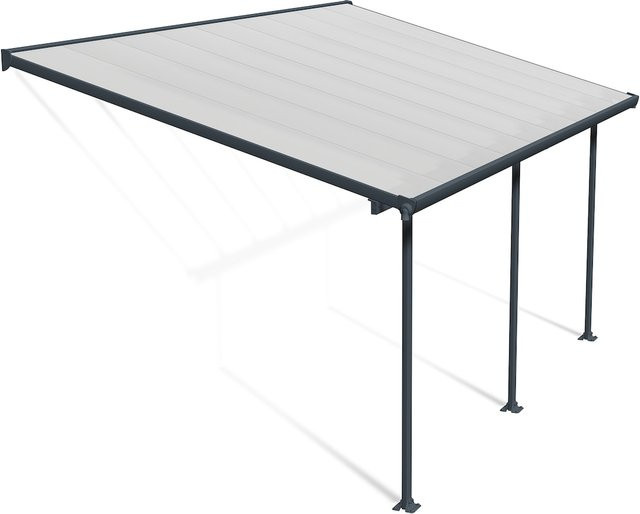 Palram Canopia Feria Terrassenüberdachung anthrazit B: 295 cm, L: 546 cm, H: 260-305 cm - Bild 1