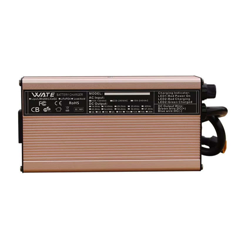 WATE 29.4V 20A Schnellladegerät für 7S 24V Li-Ion-Lipo-Akkus mit Aluminiumgehäuse - Bild 2