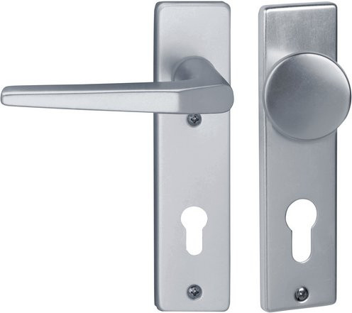 ALPERTEC Kurzschild-Garnitur Florence aus Aluminium in Silber matt - Bild 1