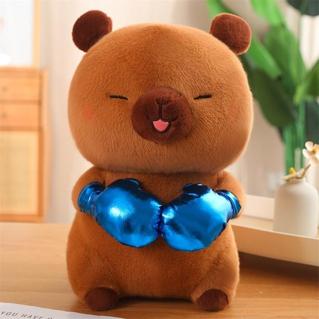 BC Pet Supplies Capybara-Plüschtier Sportler, Stofftier, 50cm, ab 3 Jahre - Bild 1