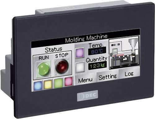 Idec FT1A-C12RA-B SPS-Touchpanel mit integrierter Steuerung 24 V/DC in Schwarz - Bild 1