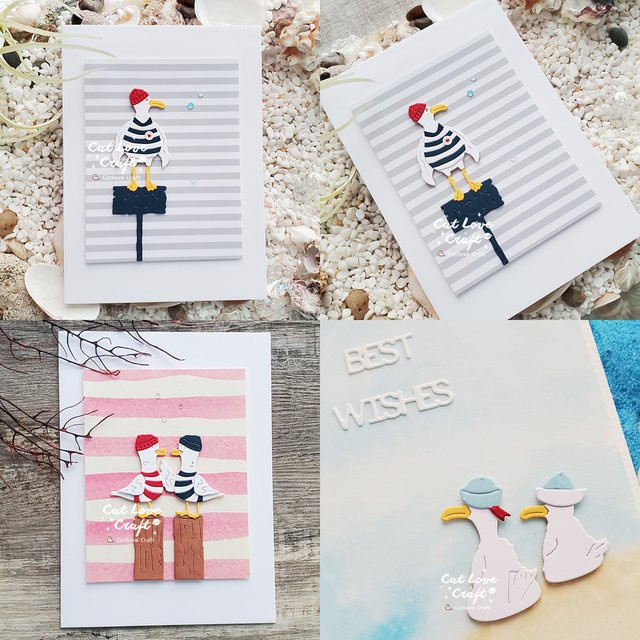 Catlove Seagull Metall-Stanzform für Scrapbooking und DIY-Bastelarbeiten - Bild 1