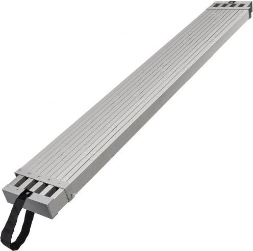 VEVOR Teleskop-Arbeitsplanke aus Aluminium in Silber, Breite: 31,75 cm, Länge: 2,74-4,57 m, Tragkraft: 227 kg - Bild 1