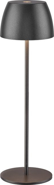 LIVARNO LED-Akku-Tischleuchte aus Metall in Grau, dimmbar mit Touch-Funktion und warmweißem Licht - Bild 1