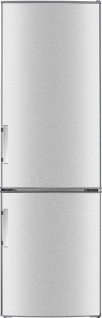 Wolkenstein Kühl-Gefrierkombination KGK280D, Inox Silber, freistehend, B: 55 cm, H: 180 cm, T: 56 cm - Bild 1