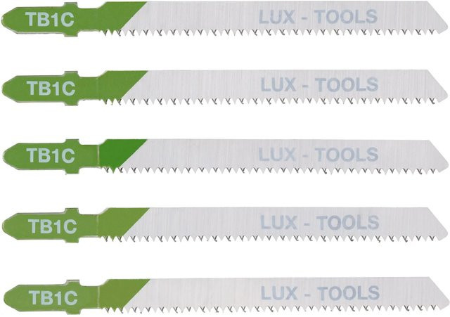 LUX-TOOLS Bimetall Stichsägeblätter für Holz und Kunststoff mit T-Schaft, Farbe: Silber, Breite: 75 mm - Bild 1