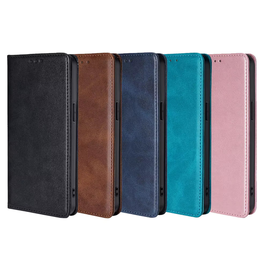 Magnetische Business Leder Flip Case Handyhülle für Xiaomi 12 12S 12T 12X 11T 11X 11 Pro Ultra 11 Lite 5G mit Kartenfächer in Schwarz und Braun - Bild 5