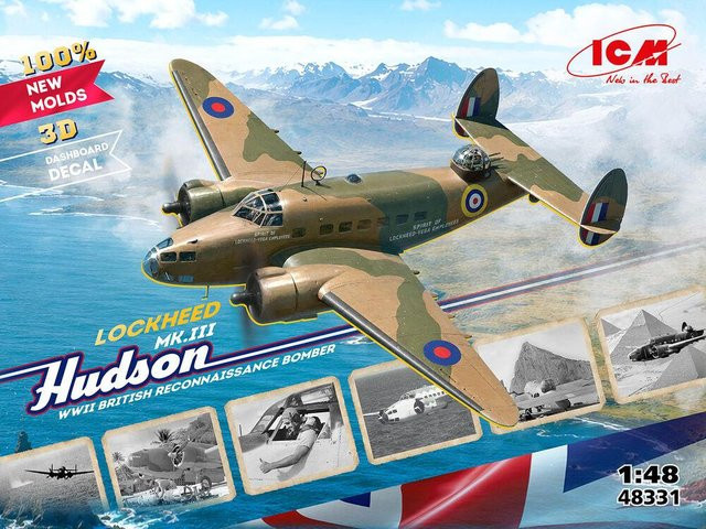 ICM Lockheed Hudson Mk. III, Modellbau, 1:48 - Bild 1