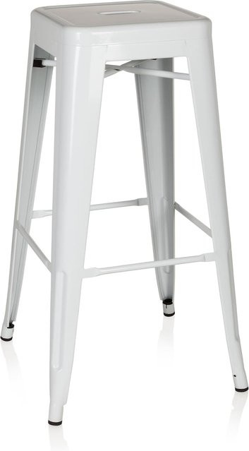 hjh OFFICE Barhocker VANTAGGIO HIGH Metall ohne Armlehnen im Industry-Look - Bild 1
