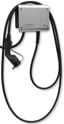 TinkerForge Wallbox Typ 2 mit 11kW, 16A, RFID, WiFi und Passwort in Silber aus Edelstahl - Bild 1