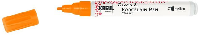 KREUL Glass & Porcelain Pen Classic in Orange für Glas und Porzellan - Bild 1