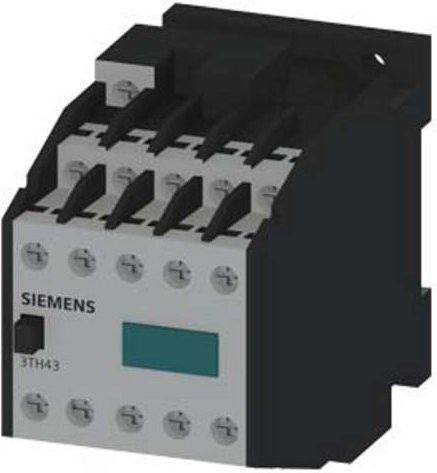 Siemens Hilfsschütz 3TH4346-0AG2 in Schwarz - Bild 1