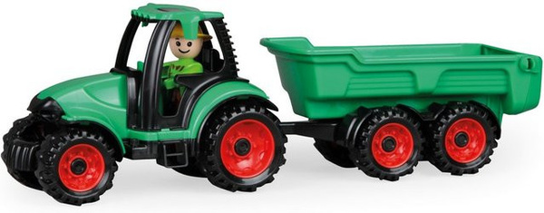 LENA Traktor mit Anhänger aus Stahl