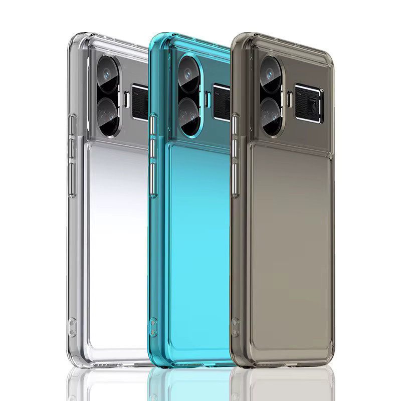 Stoßfeste Silikon-Handyhülle Candy für Realme GT5 in Transparent - Bild 3