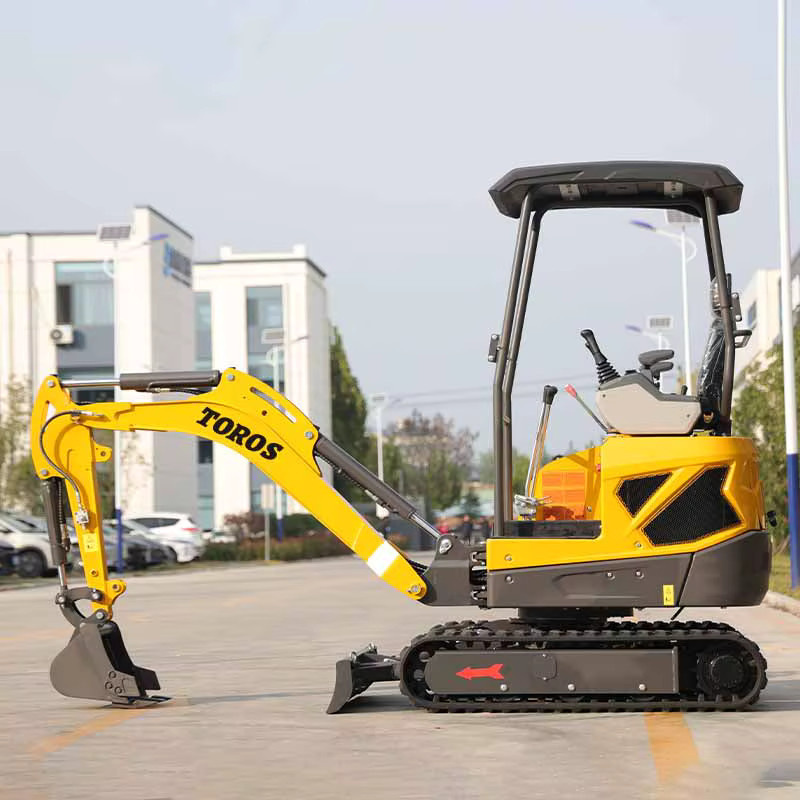 Huayee Mini-Bagger 1,8 Tonnen in Gelb für die landwirtschaftliche Nutzung - Bild 4