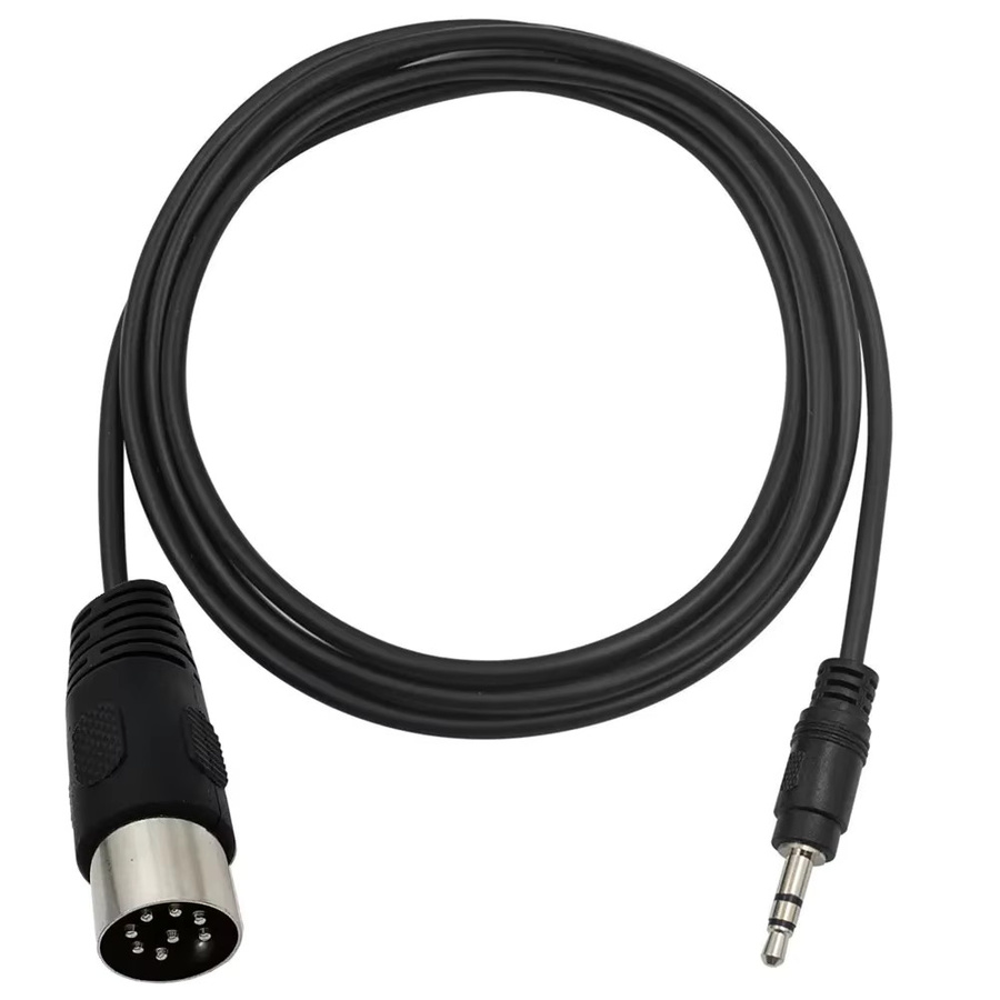 BSN Audio-Adapterkabel DIN 8-Pin auf 3,5mm Klinke in Schwarz - Bild 6