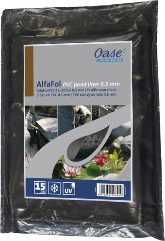 OASE Teichfolie aus PVC in Schwarz, Breite: 400 cm, Länge: 300 cm - Bild 1
