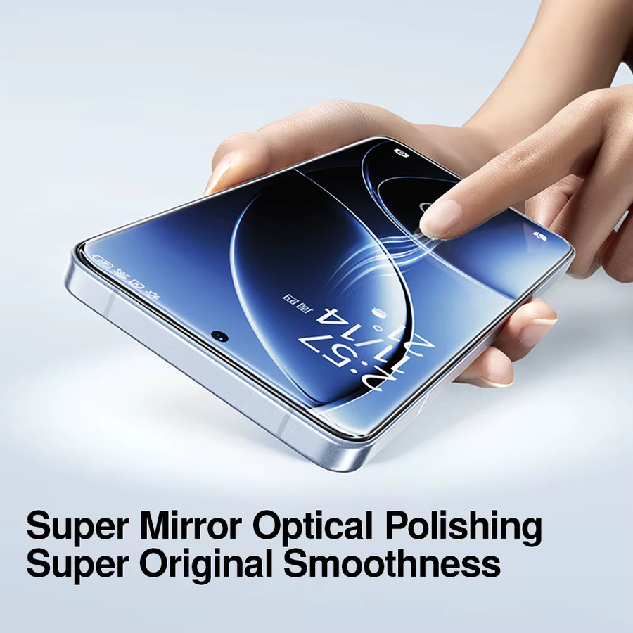 SmartDevil Staubfreier Displayschutz aus gehärtetem Glas für Poco F7 Ultra, F7 Pro, F6 Pro und Redmi K80 Ultra, transparent - Bild 4