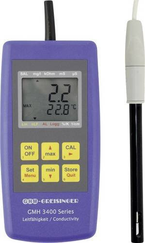 Greisinger GMH 3451 Kombi-Messgerät für TDS, Leitfähigkeit, Salinität und Temperatur in Violett - Bild 1