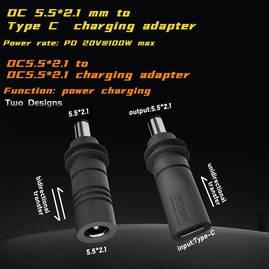 SZKOSTON USB-C zu DC Adapter für Starlink Mini, Wasserdichtes Ladekabel mit PD-Protokoll 100 W (20 V/5 A), Schwarz - Bild 5