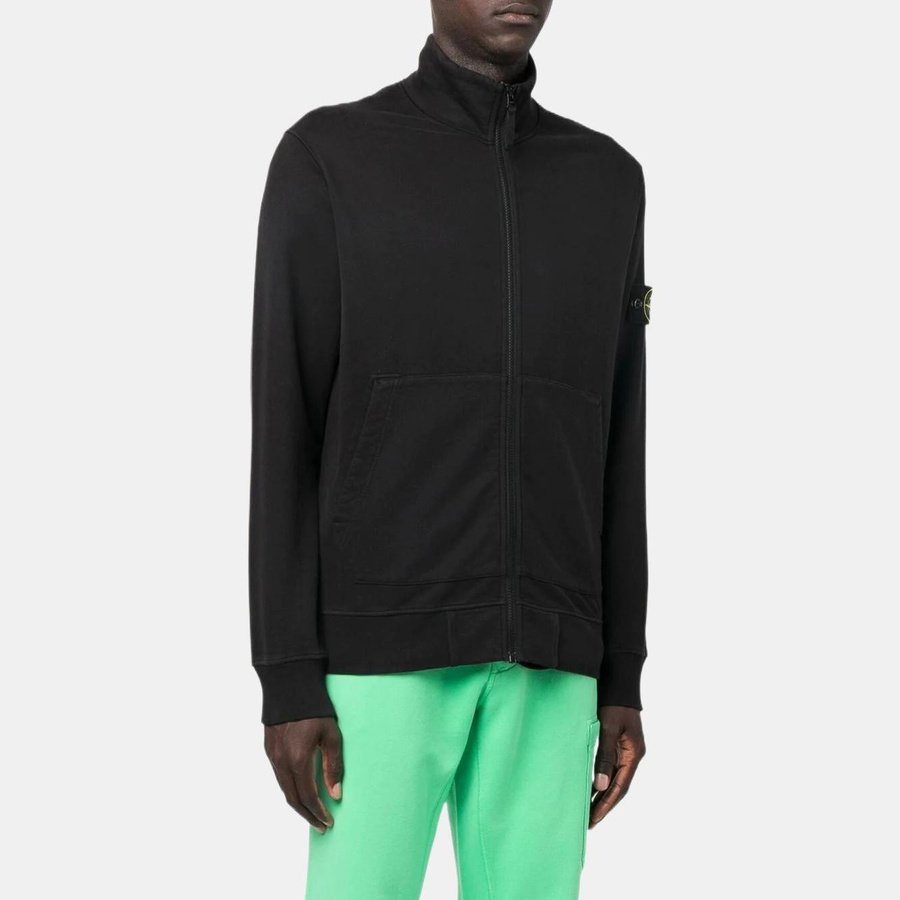 Stone Island Langarm Sweatshirt, Herren, Schwarz - Bild 2