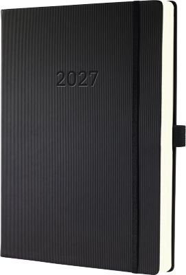 Sigel Conceptum Terminplaner 2027, A4, Daily, Schwarz, Hardcover - Bild 1